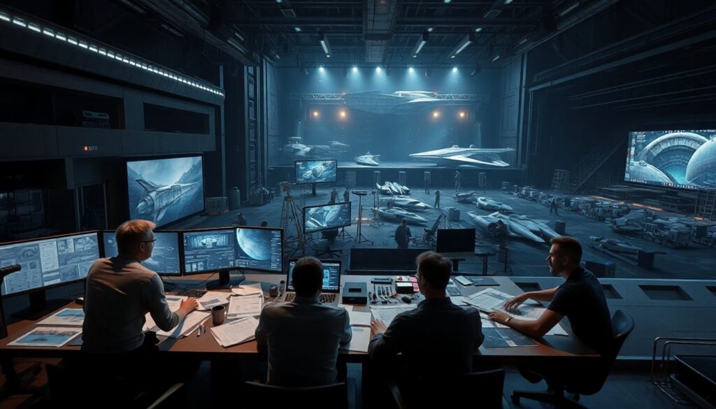 Масштабность съемок и качество спецэффектов в франшизах - иллюстрация