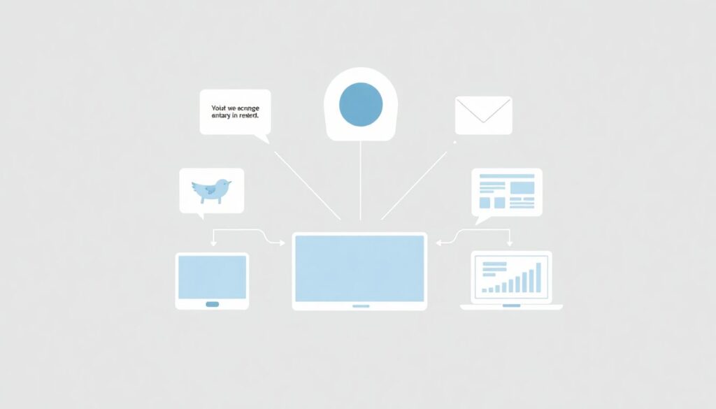 Кросс-медиа стратегии в цифровую эпоху - иллюстрация