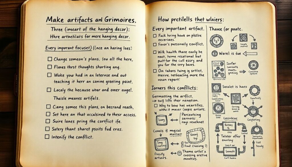 Гримуар, артефакты и их роль в сюжете франшизы - иллюстрация