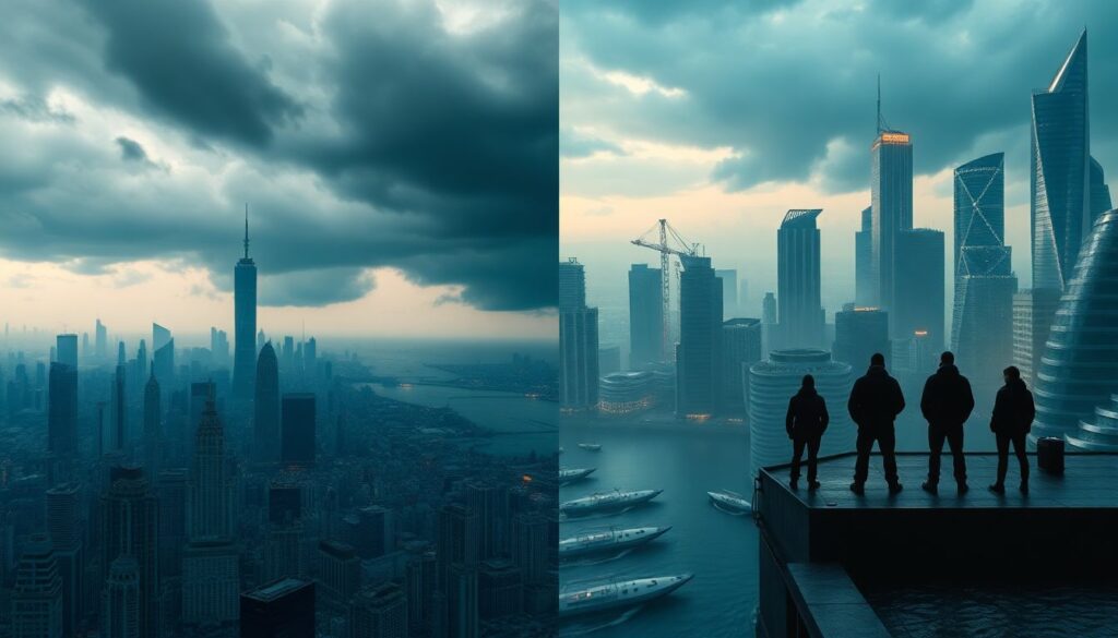 Климатические и социальные контексты в фэнтези и фантастике - иллюстрация