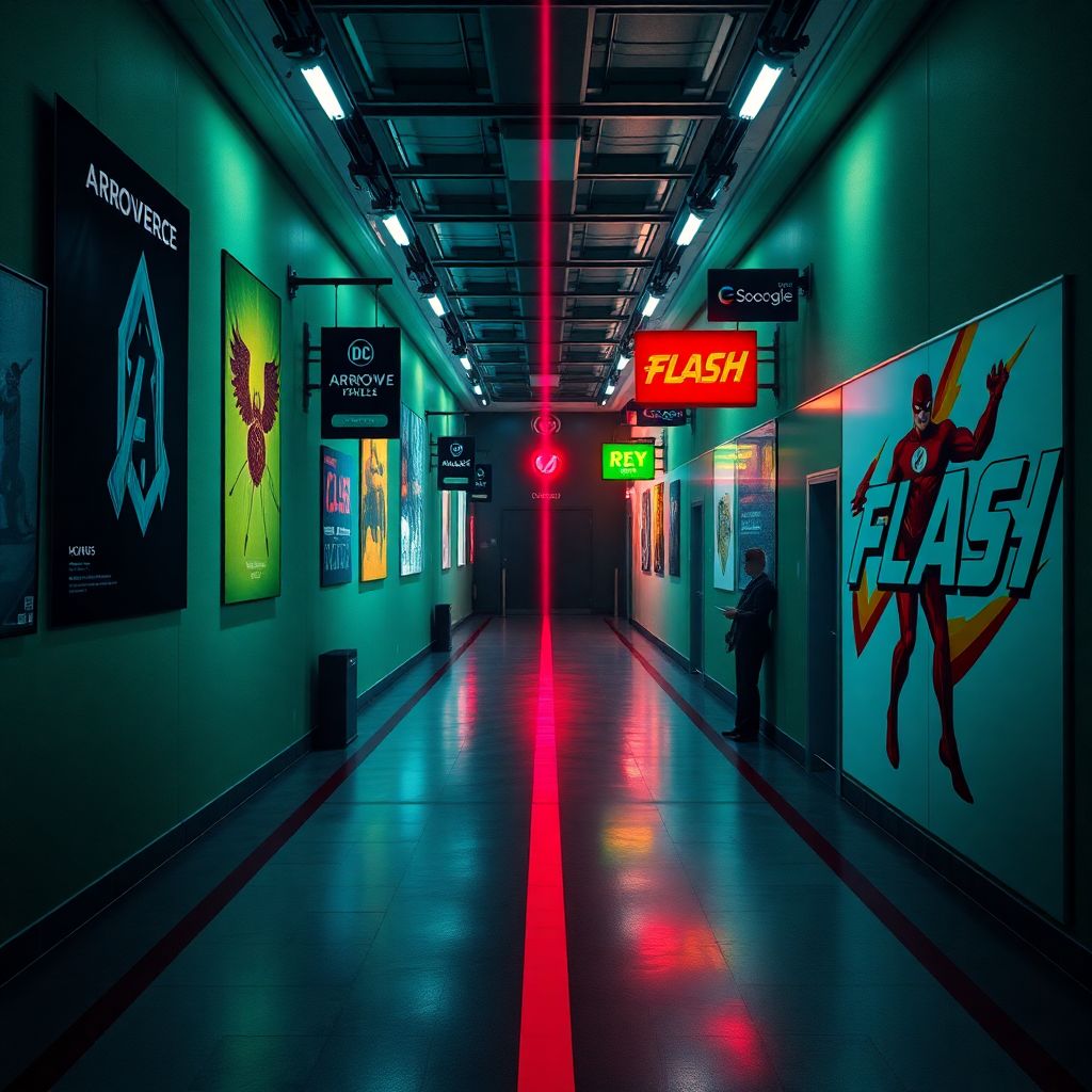 Как выглядят панели кроссовера между сериалами и что на них изображают