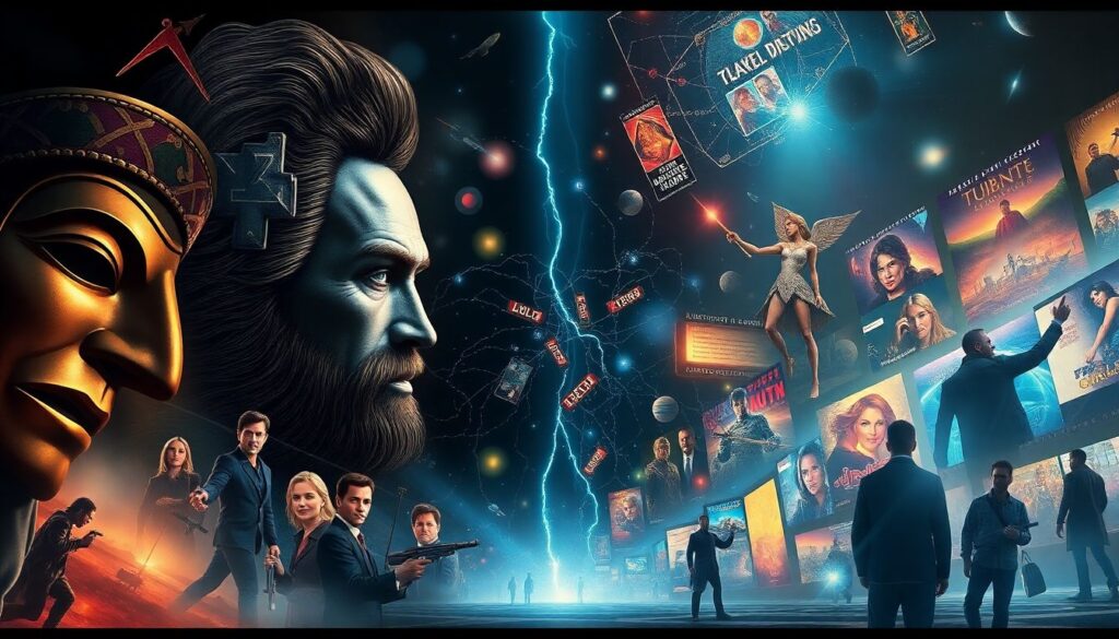 Элементы художественной литературы в сценариях франшиз - иллюстрация