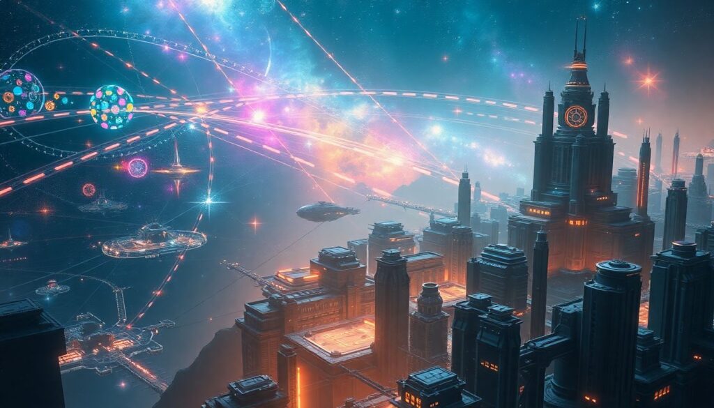 Галактики, города и города-государства: конструирование миров - иллюстрация