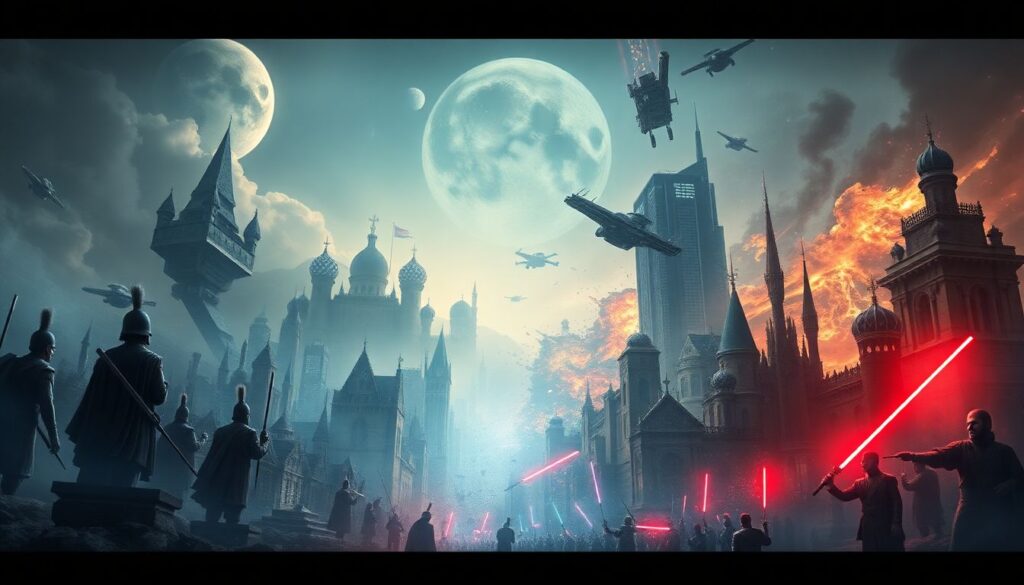 Войны и мир во вселенных: тематические параллели - иллюстрация