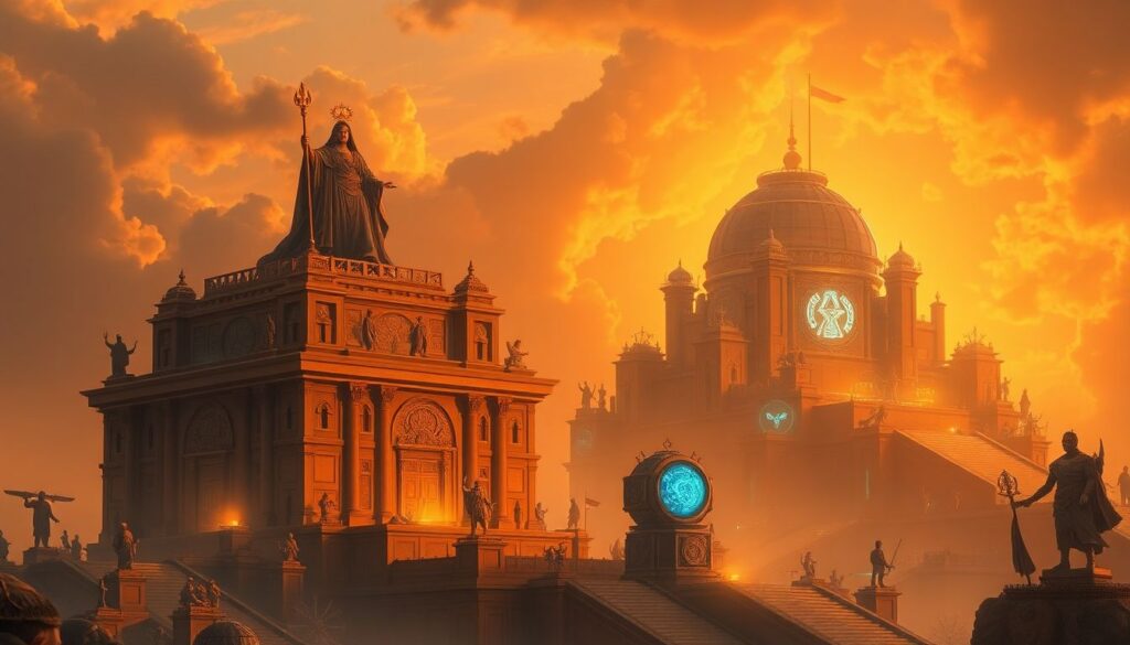 Политика и власть во вселенных приключений - иллюстрация